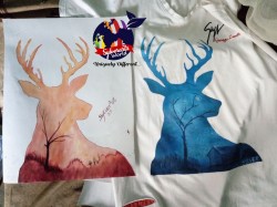 Polo Painting....acrylic on fabric