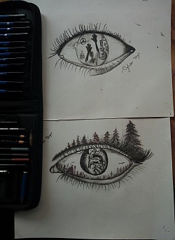 Graphite drawing