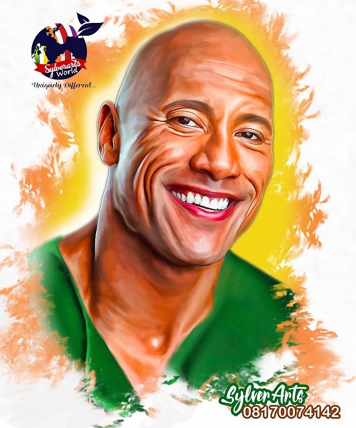 Digital painting portraiture