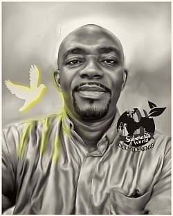 Digital painting portrait